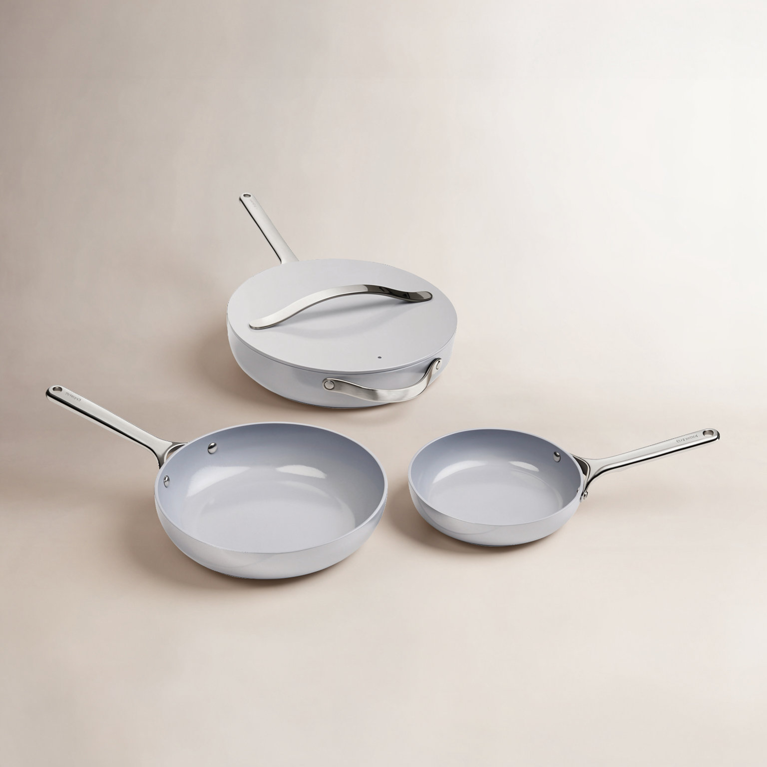 Caraway Fry Pan Trio, Gray