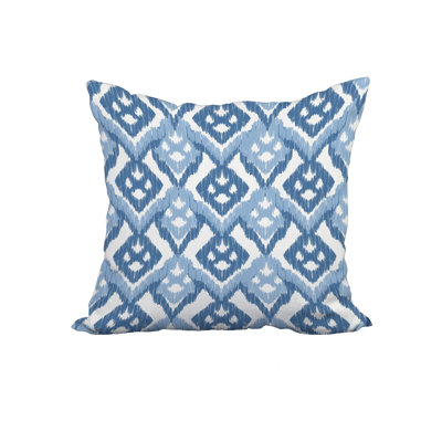 Happy Hippy Ikat Reversible Throw Pillow