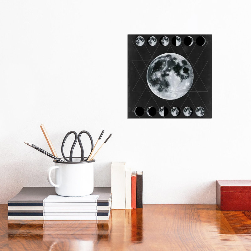 La Luna by Naomi McCavitt - Wrapped Canvas Gallery-Wrapped Canvas Giclée, 30.48 cm H x 30.48 cm W