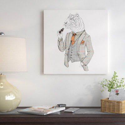 « tiger-man », impression sur toile
