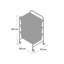 65cm H x 39cm W File Cart with Wheels-14604605