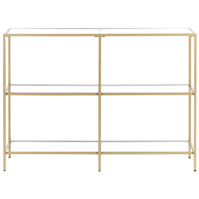 Northfleet 100cm Glass Top Console Table