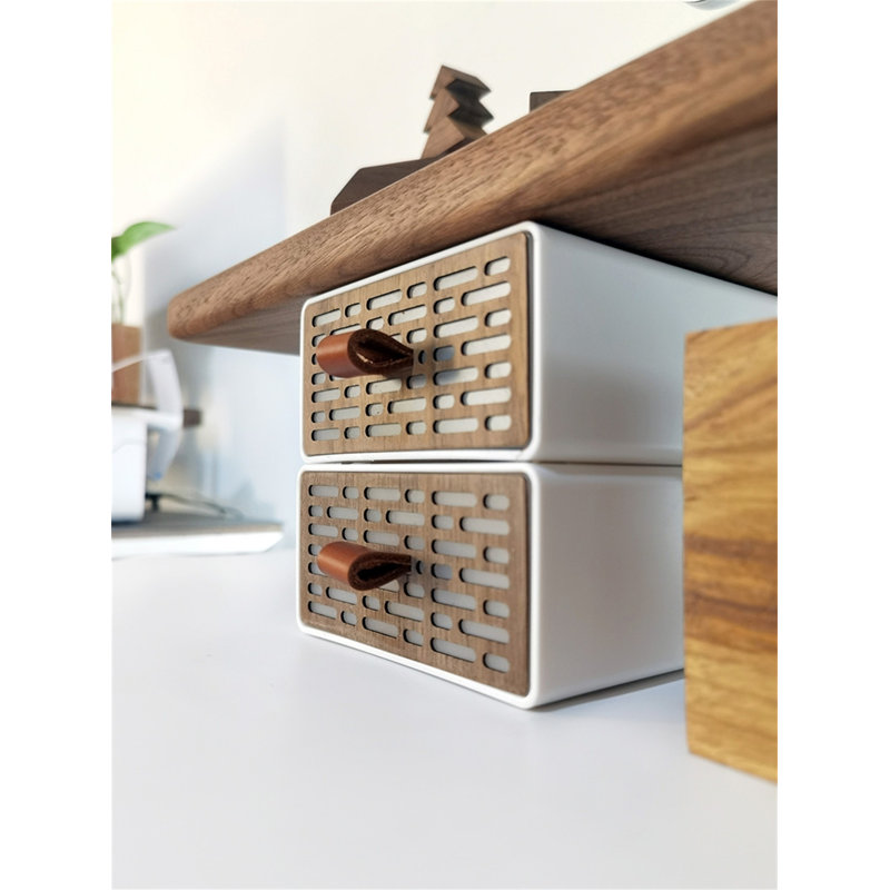 Support pour écran d'ordinateur de bureau ergowood