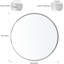 Aluminium Round Mirror-1730979403