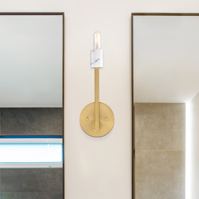 Applique murale en acier Devontray
