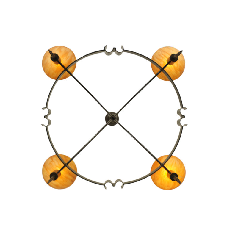 Winkel 4 - Light Glass Chandelier