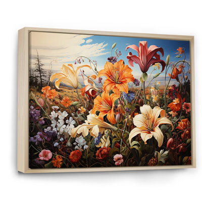 Wildflowers Symphony Field II, reproduction d'art sur toile