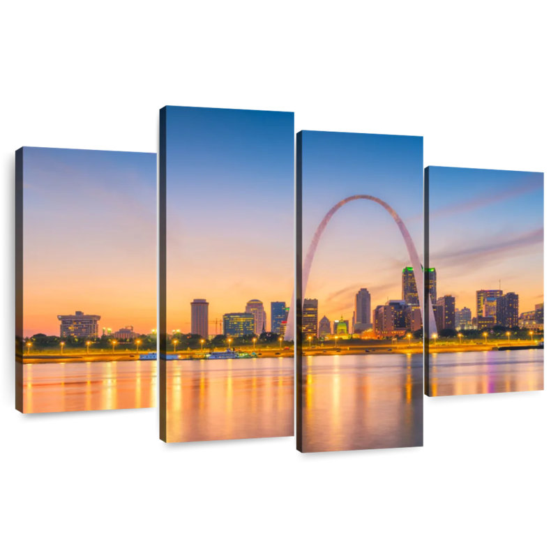 Nicci St. Louis, coucher de soleil sur l'horizon, H 22 po x l 36 po