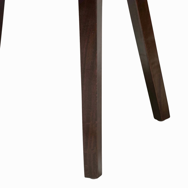 Chaise de salle à manger en bois tissé avec coussin de siège rembourré Cuisine et salle à manger