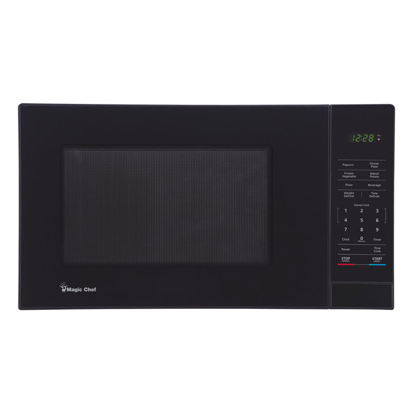 Magic Chef 1.1 Cubic Feet 1000 Watt Countertop Microwave, Black