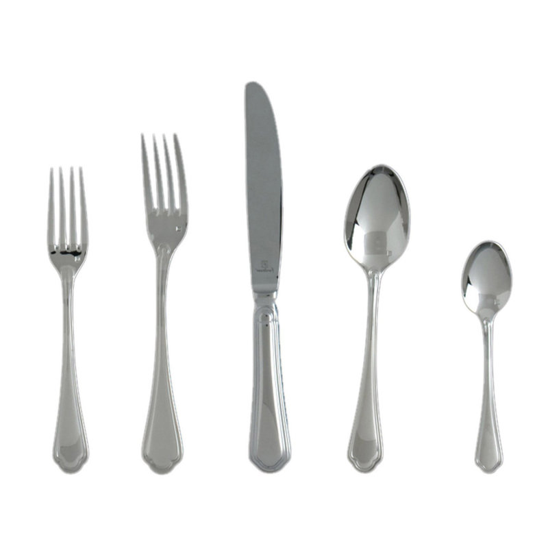 Medici 5 Piece 18/10 Stainless Steel Flatware Set, Service for 1