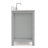 Aberdeenshire 42" Single Bathroom Vanity with Carrara White Marble Top-85364148