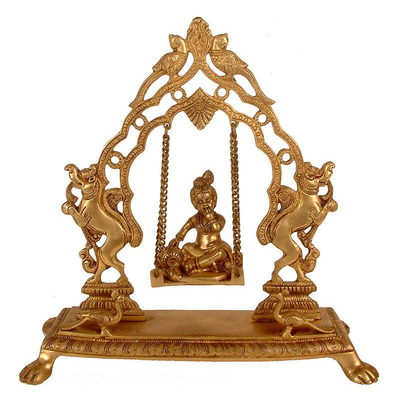 Bala Gopala sur la balançoire