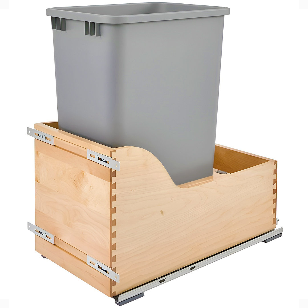 Rev-A-Shelf Pullout Trash Can with Soft-close Slides Rev-A-Shelf 