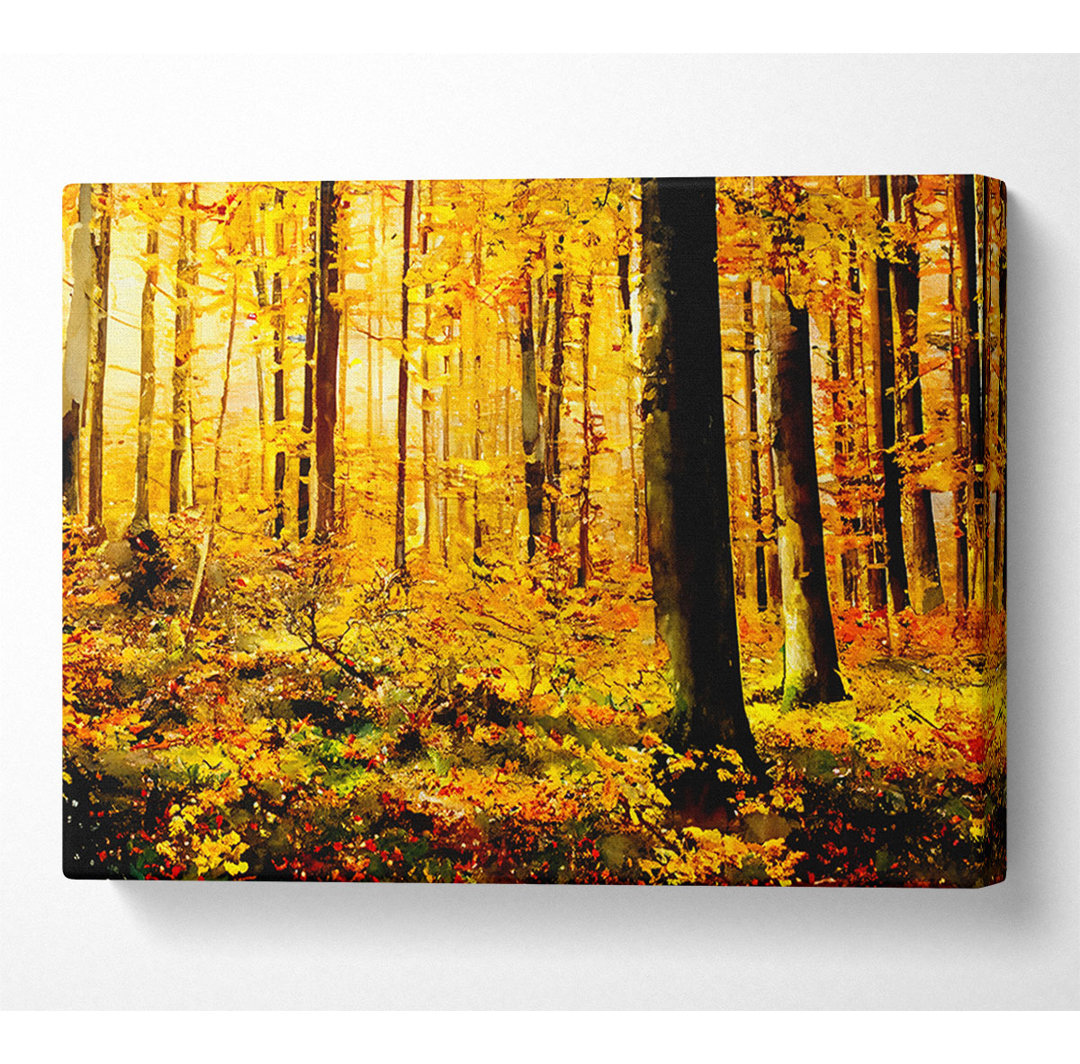 German Forest In Autumn - Print