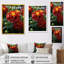 Red Marigold Medley - art mural souci-100409135-134429048