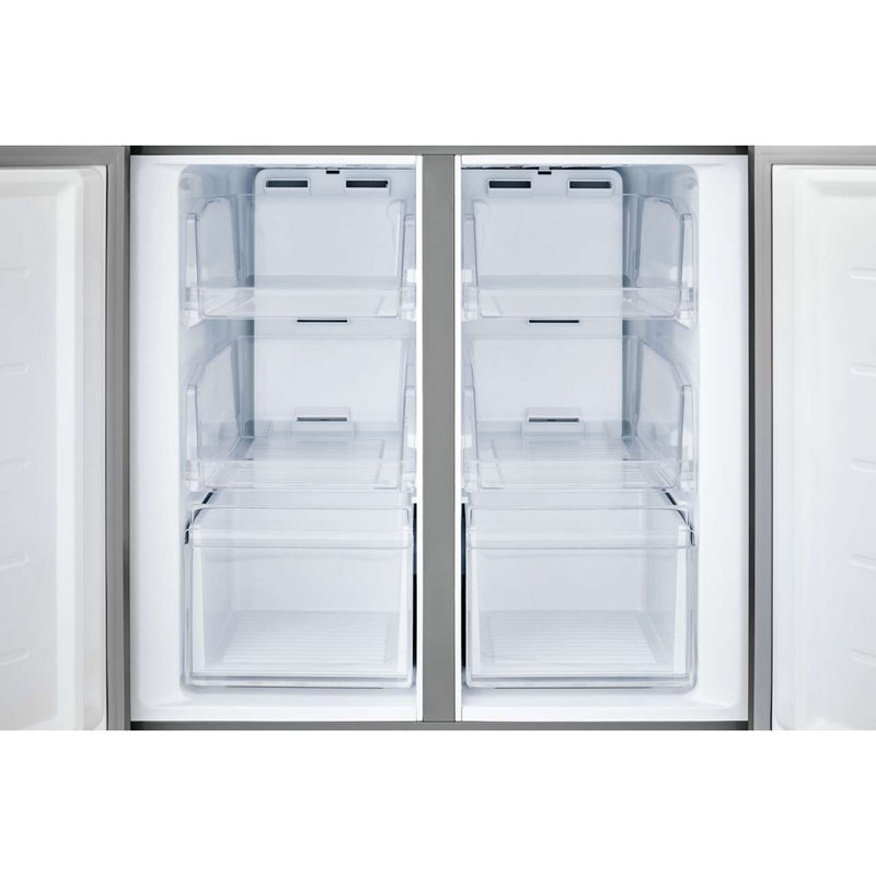 Brushed Steel 17.4 Cu. Ft. Smart French Door Refrigerator