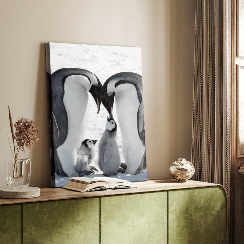 Famille Snow Hill Island - galerie Cavas sur mesure, H 60 po x l 40 po