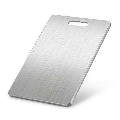 Brushed Steel Professional Cutting Board