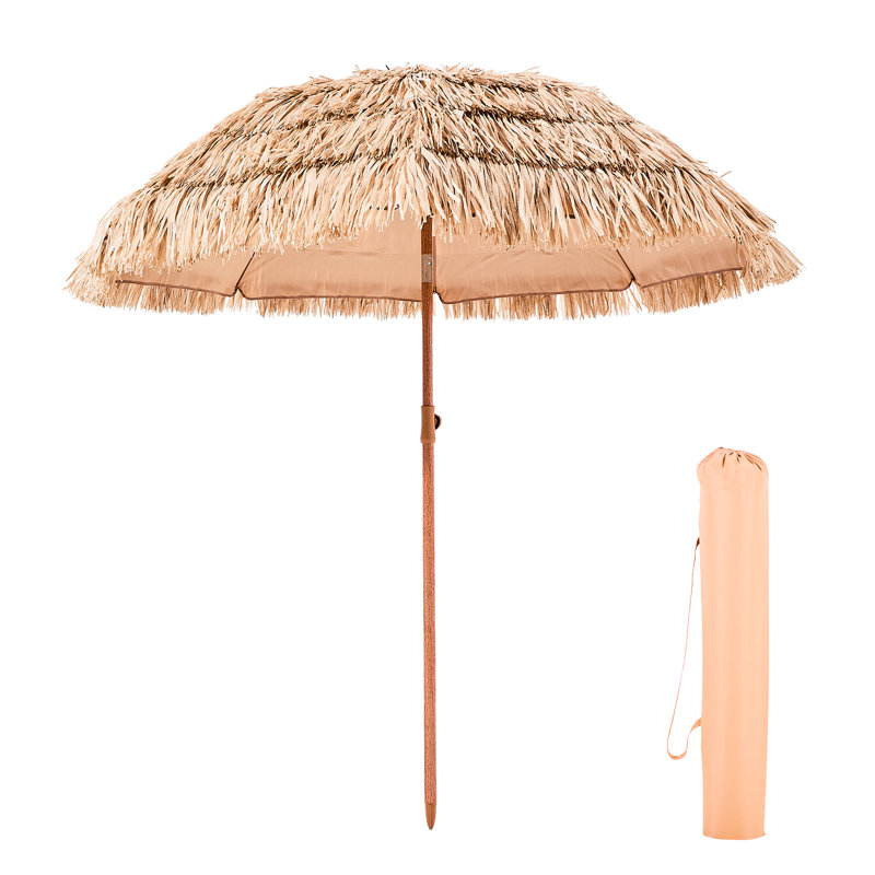 Parasol de patio 6 pi, inclinaison de 30 po pour la protection solaire, facile à assembler, parasol de patio pi, inclinaison, protection solaire optimale, assemblage facile, tissu respirant 140G