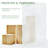 5-Lites Glass Sliding Barn Doors with Installation Hardware Kit-102714980-102714973