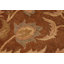 Tapis brun / beige en laine noué à la main de style oriental rectangulaire 8 pi 3 po x 10 pi Baccio