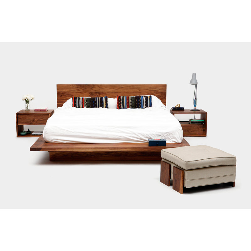 SQ Solid Wood Bed, King