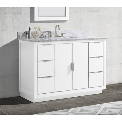 Salise 49'' Single Bathroom Vanity with Top