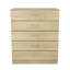 Delogu 75cm W 5 - Drawer Chest of Drawers-1099161184