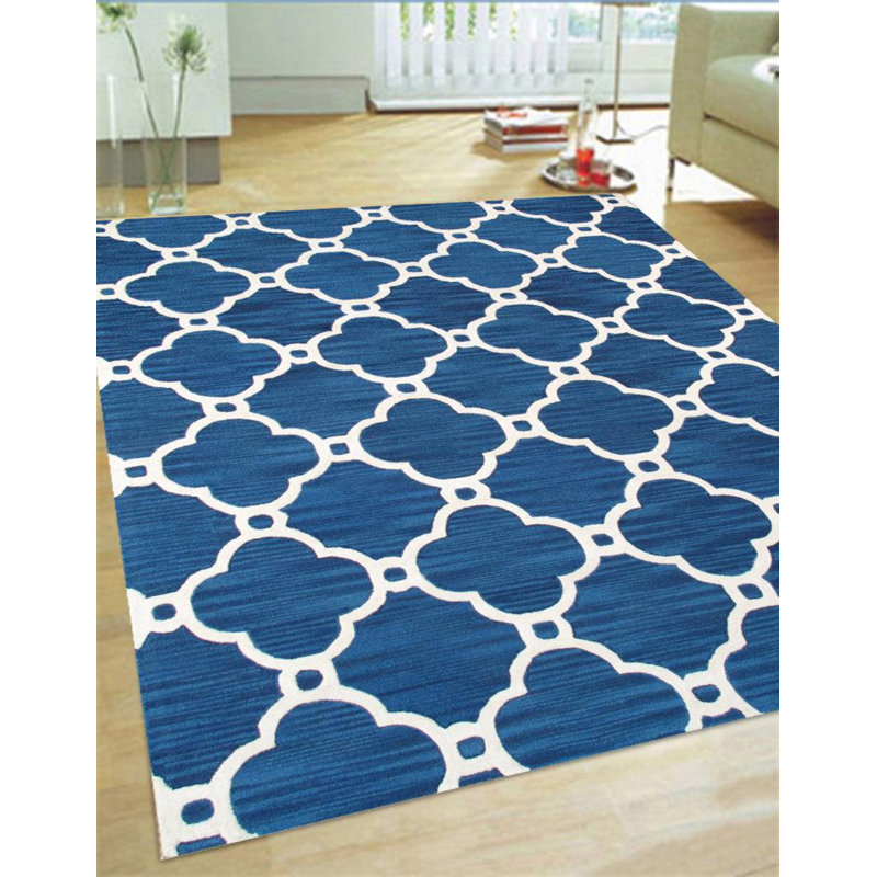 Tapis unique rouge 5 pi x 8 pi Rothe, Rectangle 4' x 6'