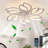 25" 7 - Blade Reversible Dimmable LED Flush Mount Ceiling Fan With Remote Control And App-827501048