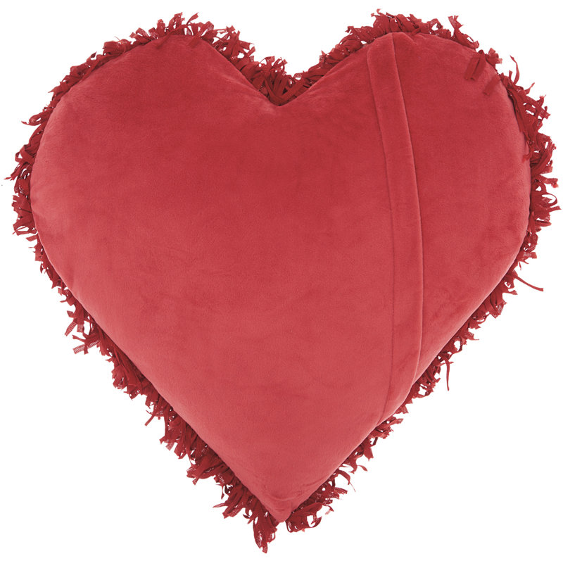  Housse et insert de coussin fantaisie, Rouge riche