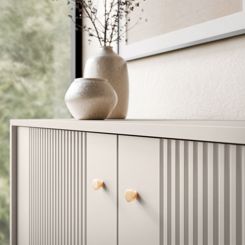 105cm Sideboard, cashmere + gold legs