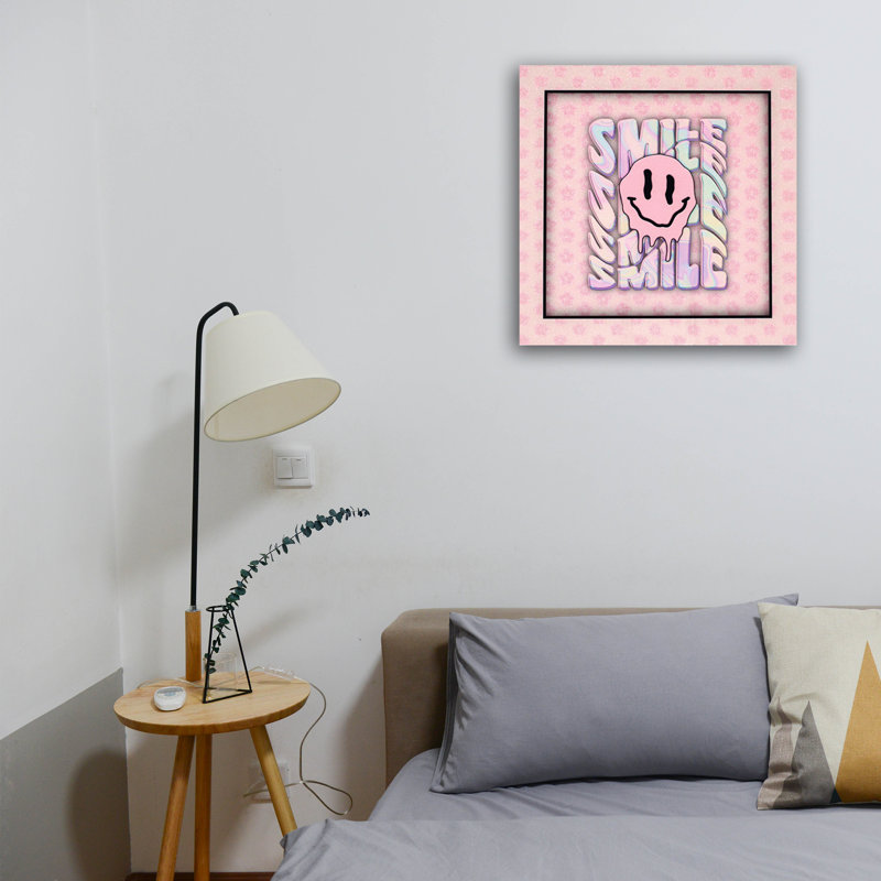 Décoration murale Smile, H 12 po x l 12 po x P 0,2 po