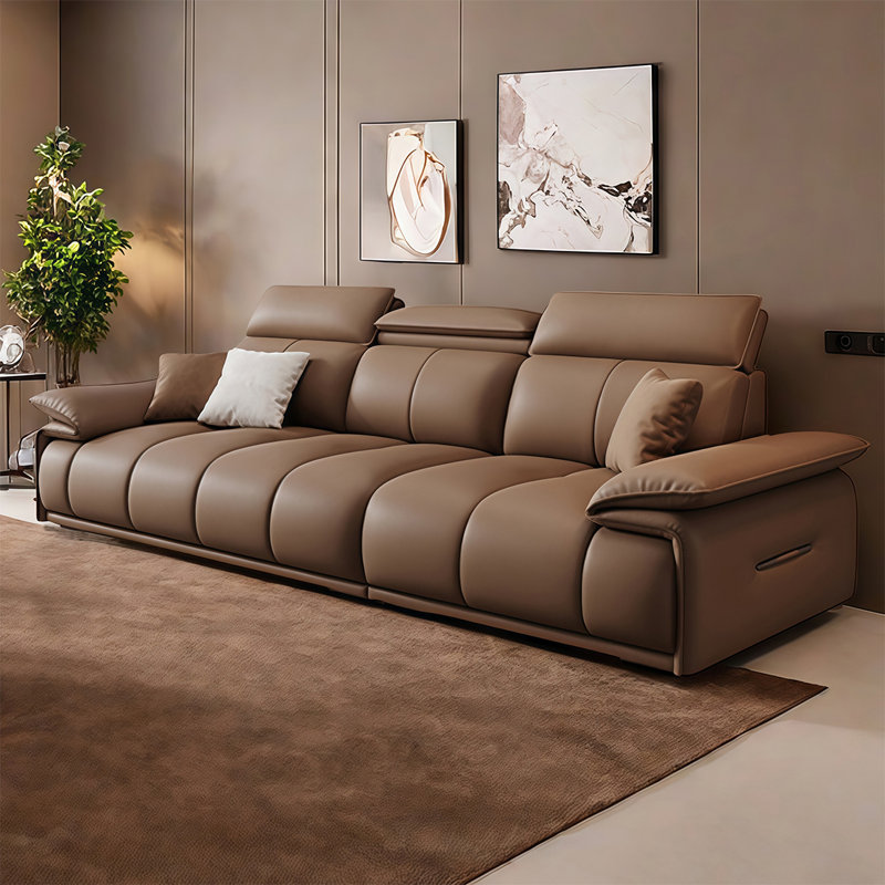 American minimalist and luxurious sofa, 4, 35.43" H x 86.61" W x 41" D