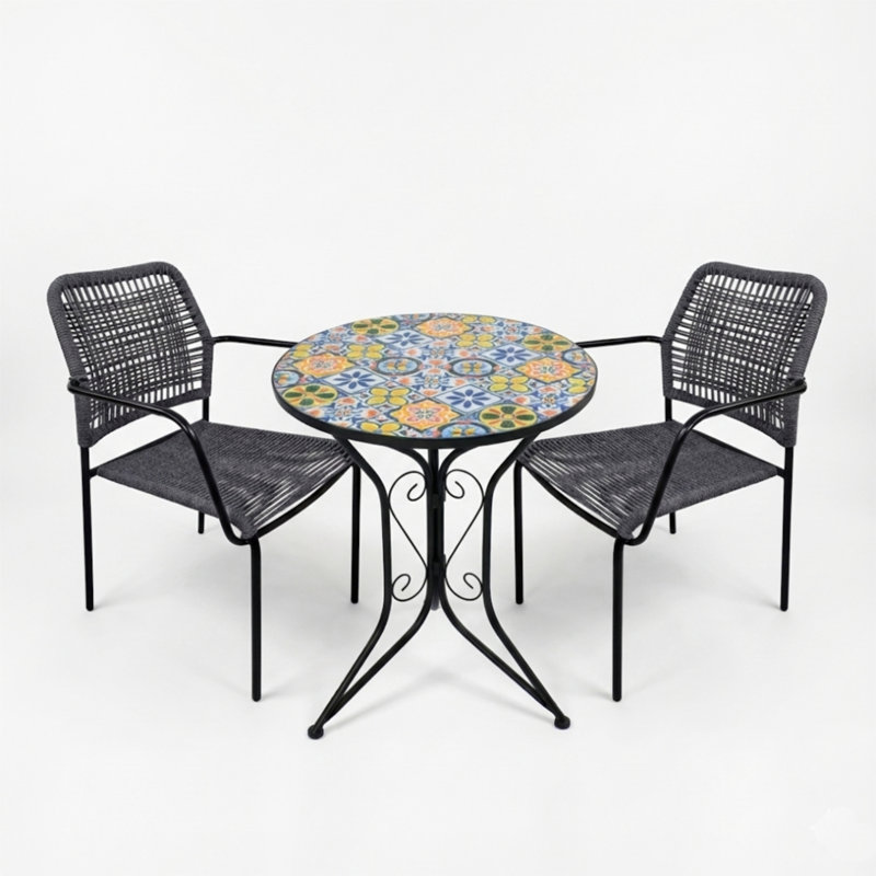 2 - Person Patio Dining Set with Round Table