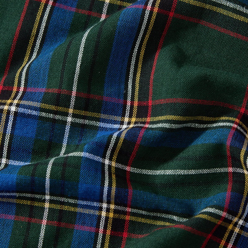 Stowe Tartan Plaid Christmas Tree Skirt, Green