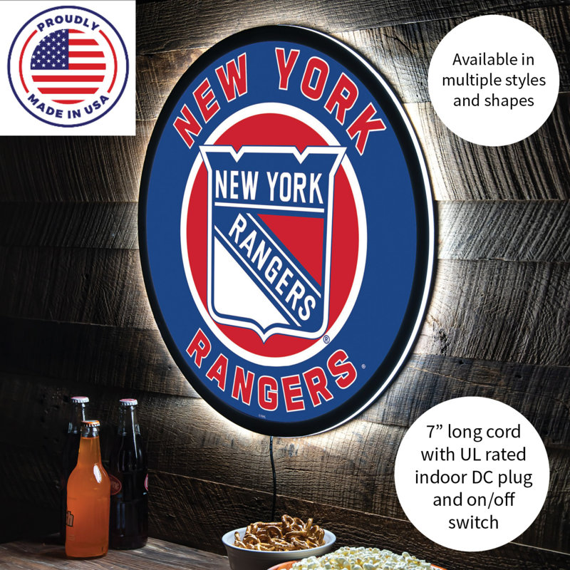 Enseigne murale 23 po NHL, NHL New York Rangers