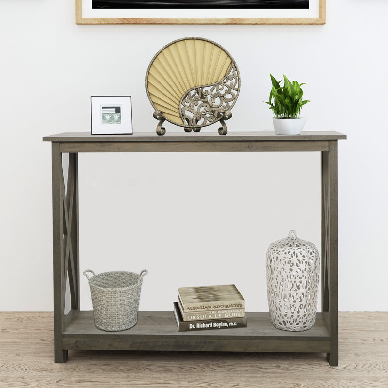 Applecroft 39'' Console Table, Washed Oak
