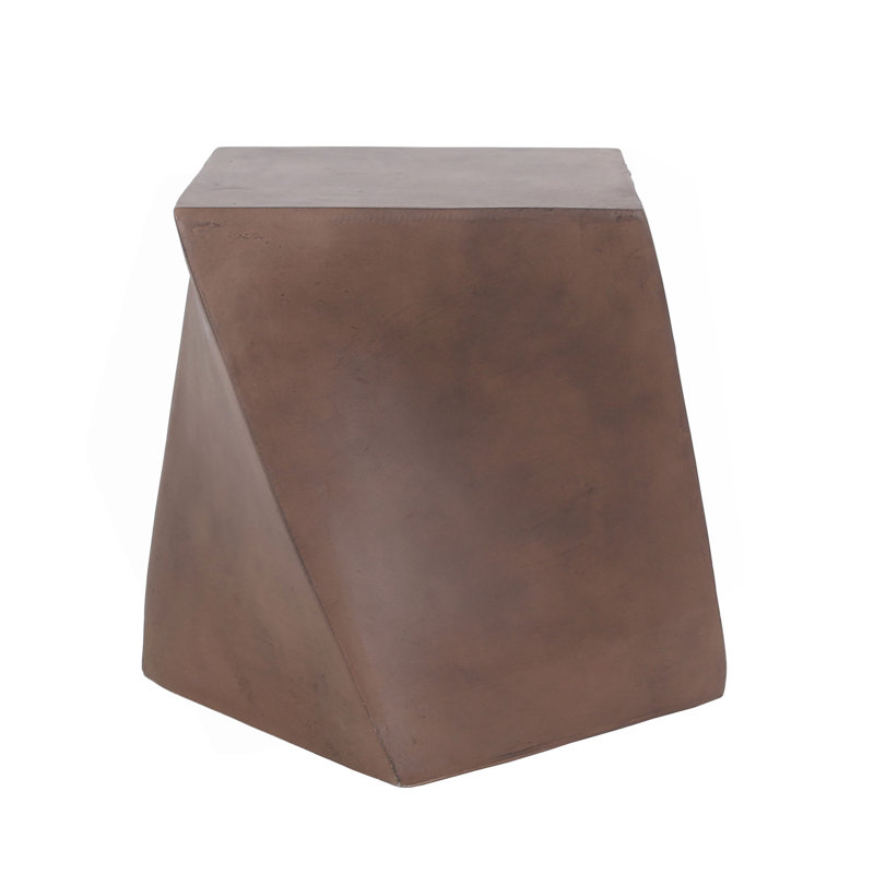 Outdoor Lightweight Concrete Side Table