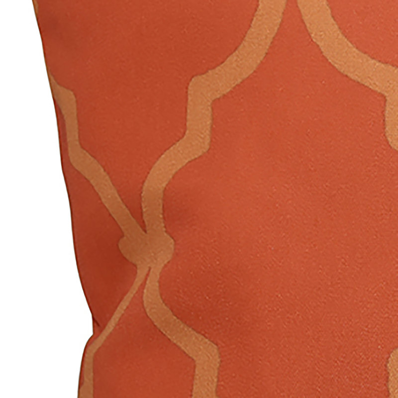 Reversible Throw Pillow, 20" x 20", Pumpkin