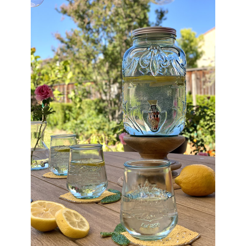 Ensemble de gobelets empilables en verre recyclé 10 pièces Euro Ceramica