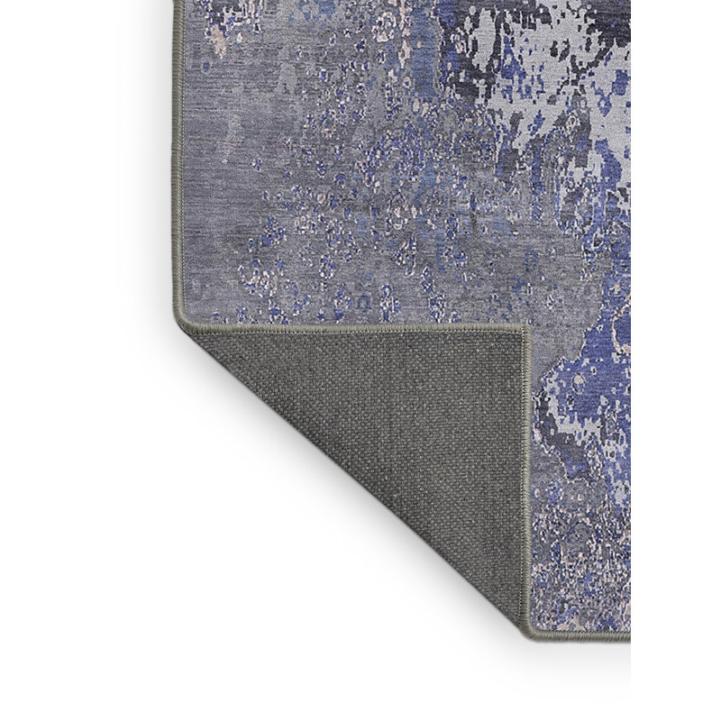 Tapis gris / brun / bleu, Rectangle 6 pi x 9 pi