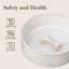 Hexagon Embossed Pattern Anti-skid Stoneware Dog Bowl-116384244