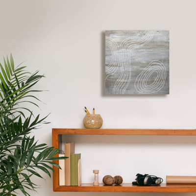 «Beige Abstract 2» par Danhui Nai, art mural sur toile