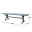 Oyler Aluminum Outdoor Bench