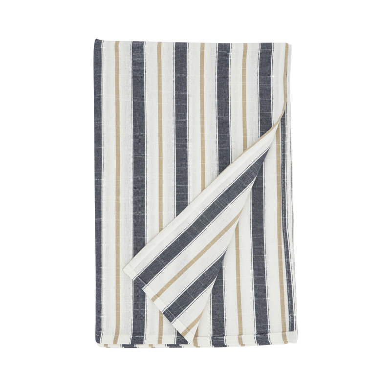 Modern Striped Tablecloth, 90" L x 65" W