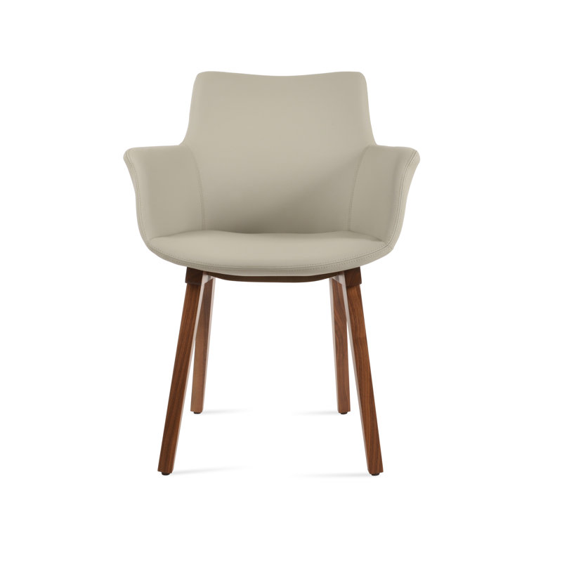 Fauteuil Bottega, Gris clair