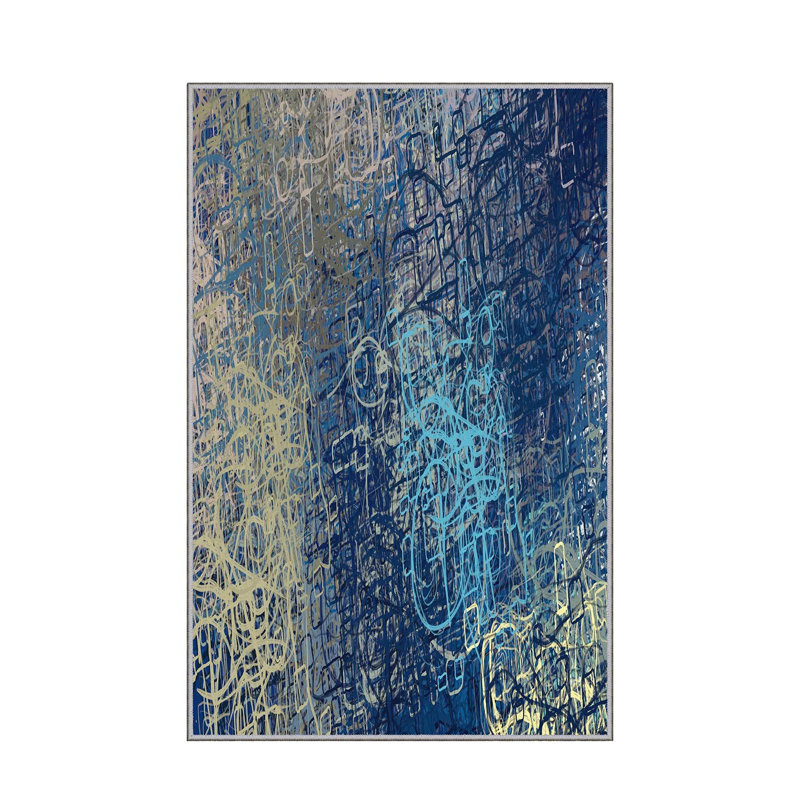 Premium Hall Carpet, 31.5 x 78.7 Inches | 100% Polyester, Antibacterial | 0.04 in Pile Height, Non-Slip Underside, Machine Washable | 3D Digital Printing | Ideal for Living Room & Entryway, Easy Maintenance