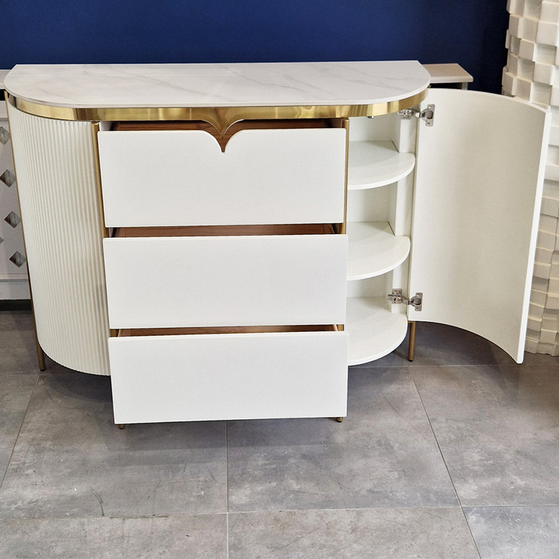 Avtandil 120cm W 3 - Drawer Chest of Drawers